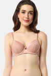 Amante Padded Wired Low Coverage T-Shirt Bra - Mellow Rose — thumbnail 1